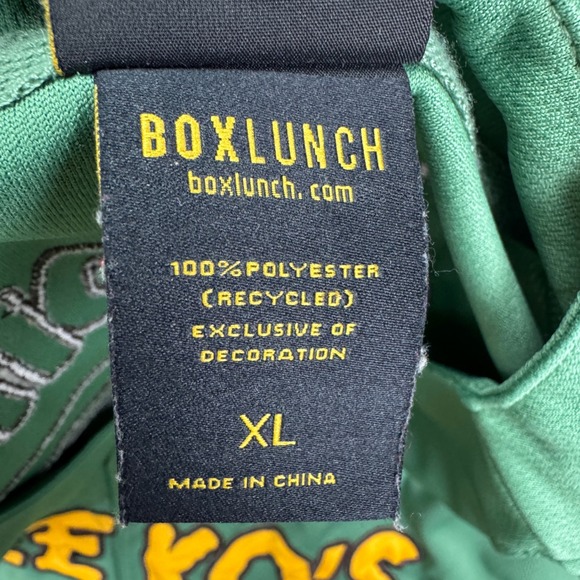 BoxLunch Disney Princess Pocahontas Meeko Baseball Jersey Green XL 95 Mens - Picture 6 of 8